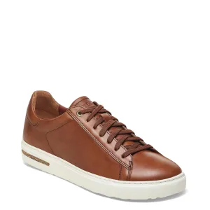 Birkenstock Men's Bend Low Leather Sneaker in Cognac