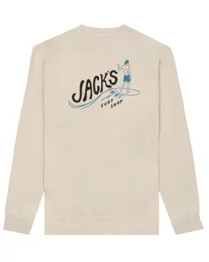 Bobber Pigment Dye Crewneck Sweatshirt - Pigment Cement