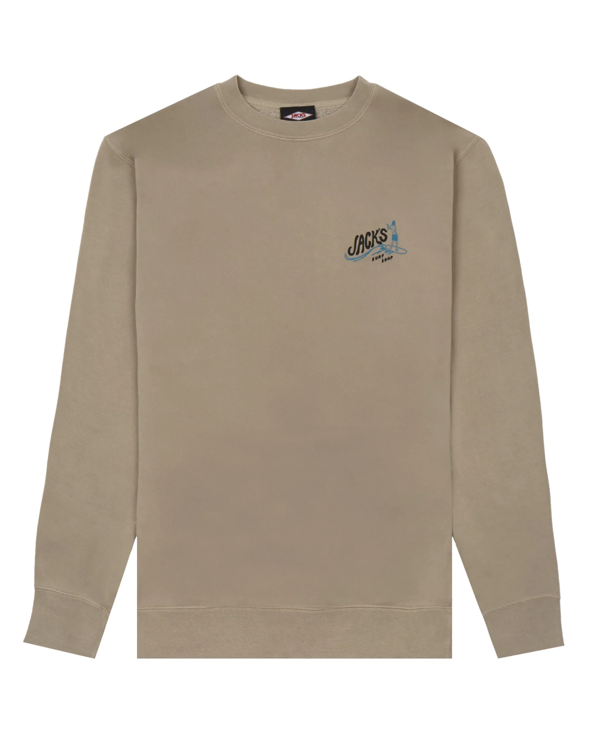 Bobber Pigment Dye Crewneck Sweatshirt - Pigment Sand Stone