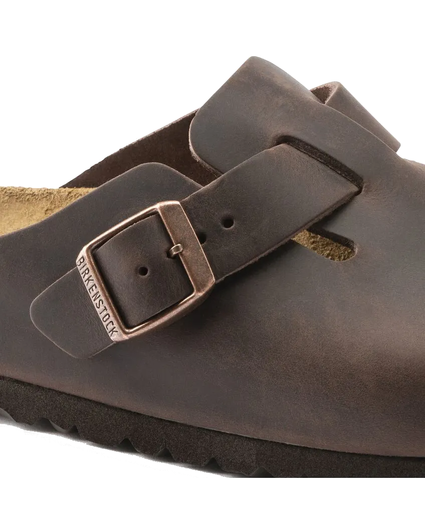 Boston Oiled Leather Sandal in Habana