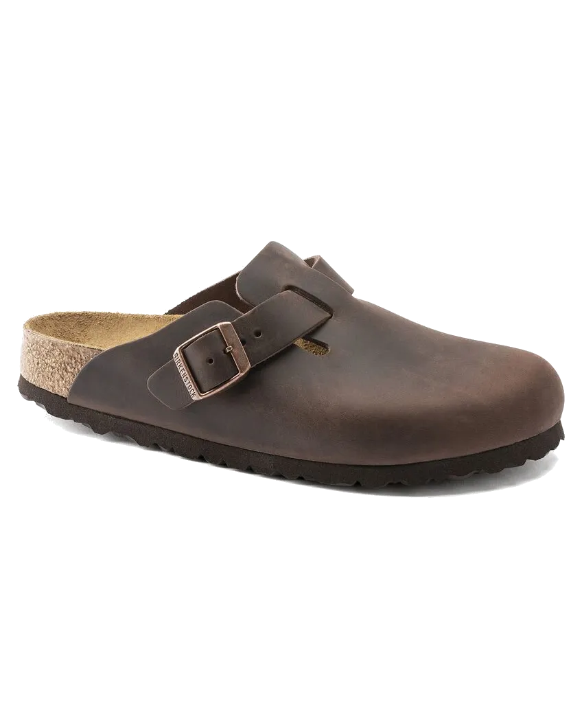 Boston Oiled Leather Sandal in Habana
