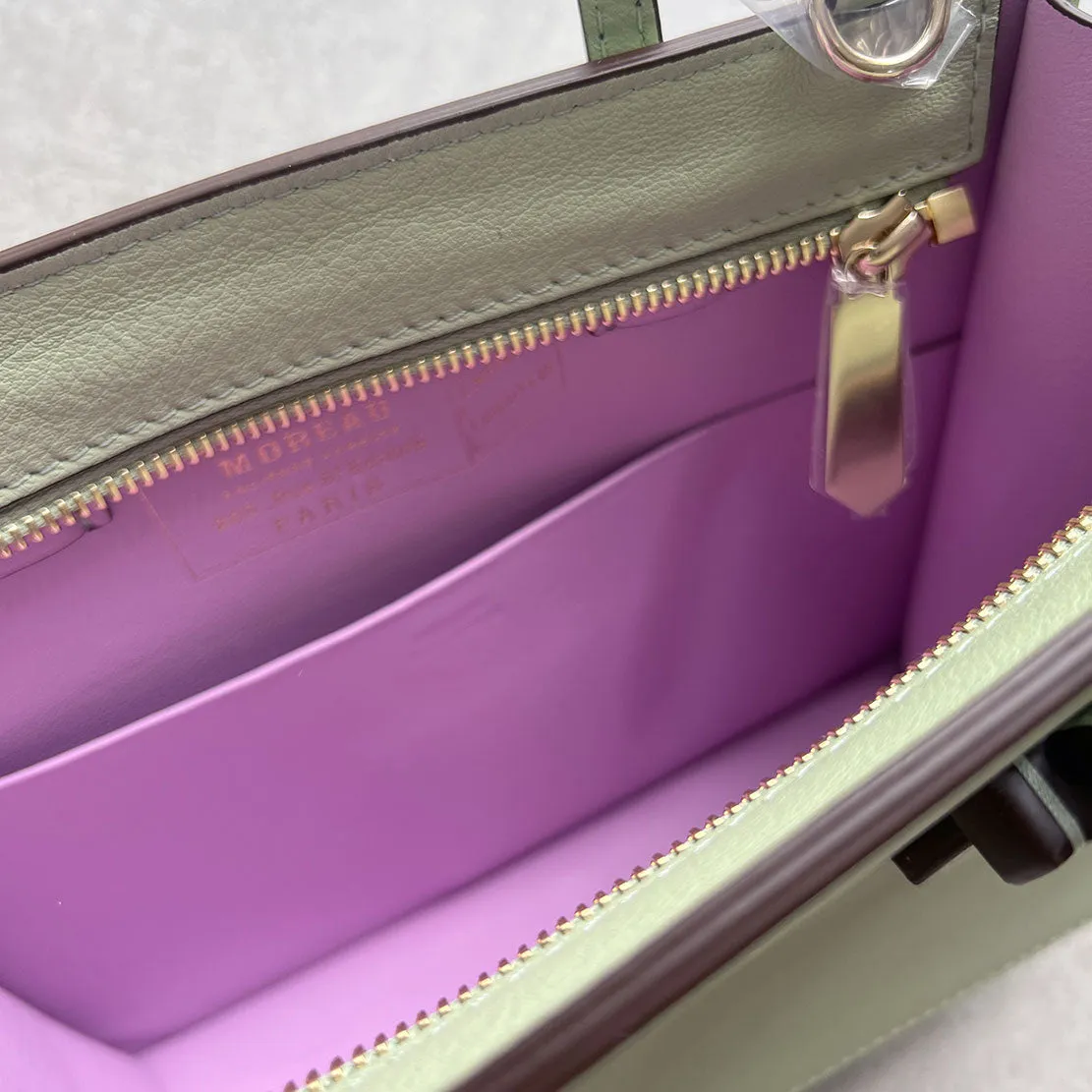 Bregancon Stand Up Mini Zip, Mint Moreau Bags