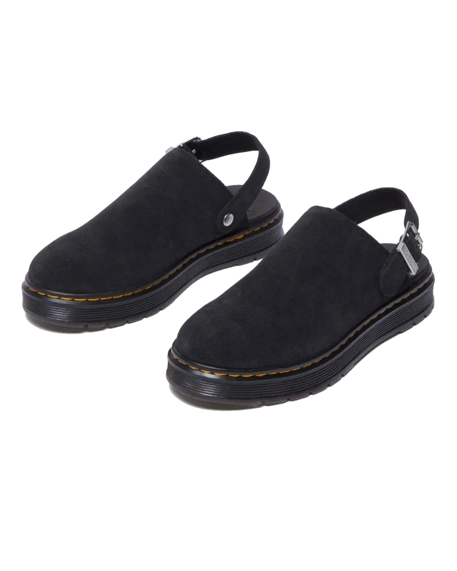 Brookline Bronx Suede Mules in Black