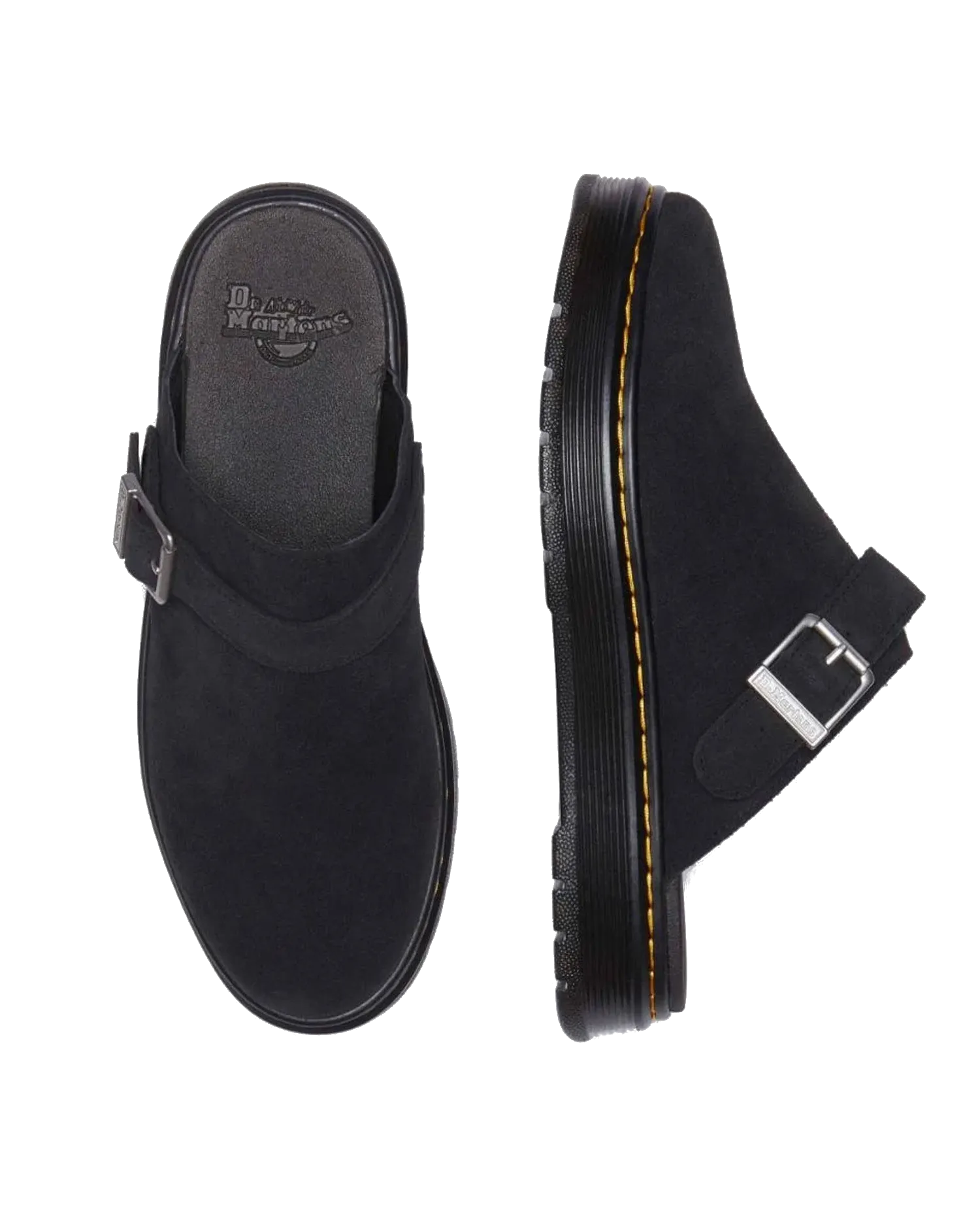 Brookline Bronx Suede Mules in Black