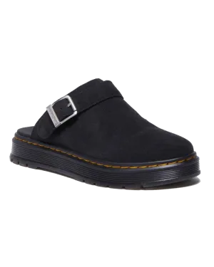 Brookline Bronx Suede Mules in Black