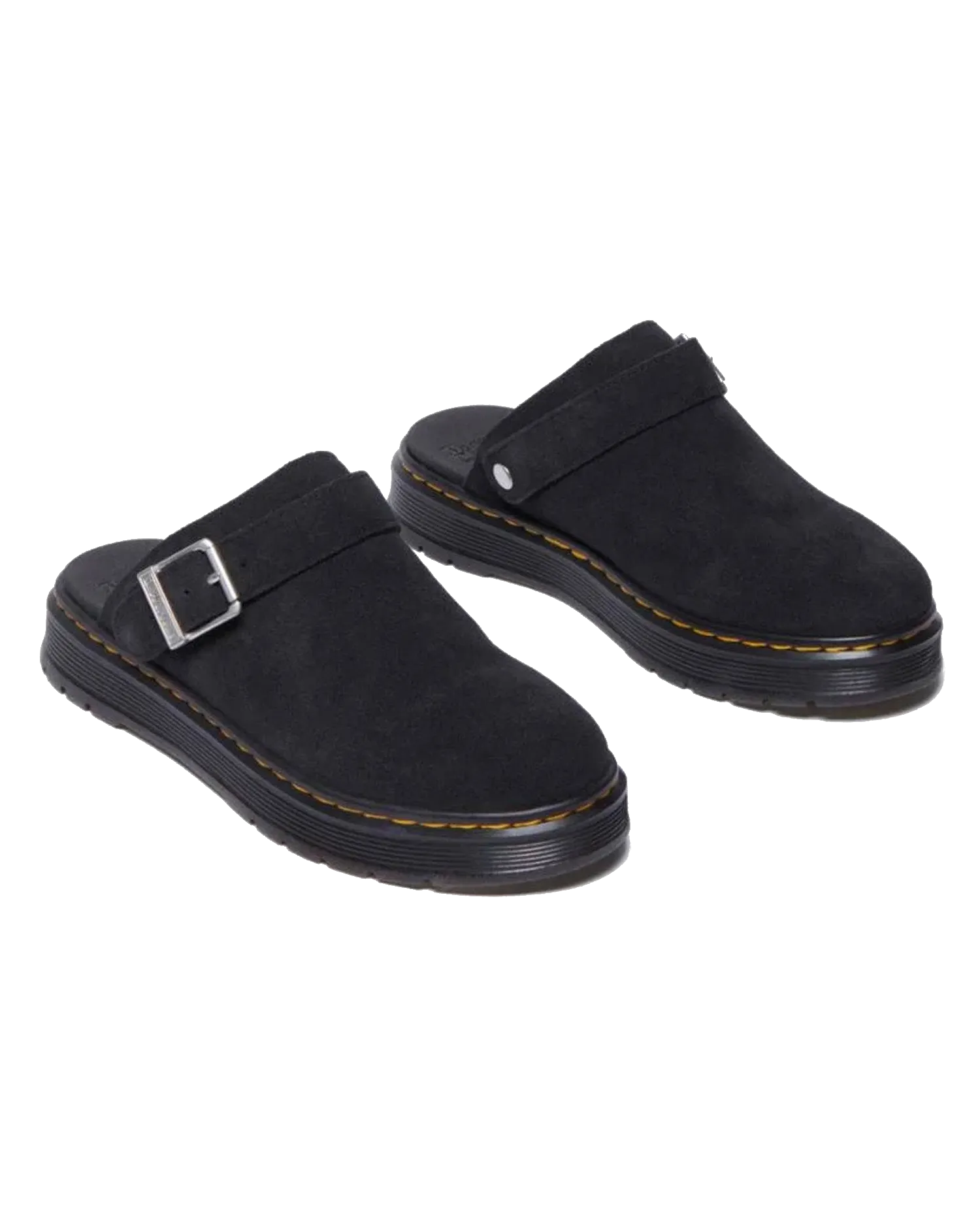 Brookline Bronx Suede Mules in Black