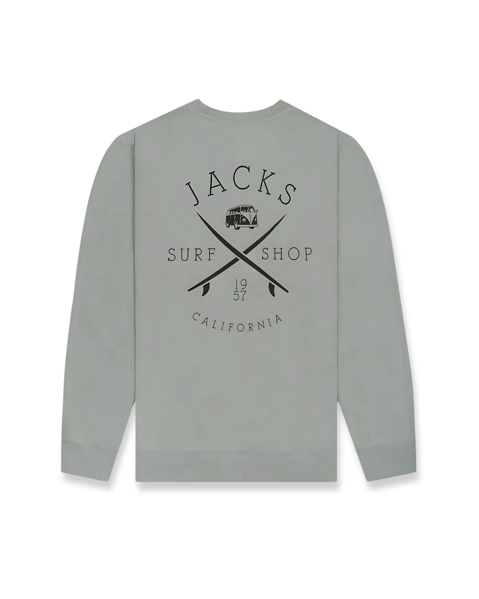 Bus Stop Pigment Crewneck Sweatshirt - Pigment Sage