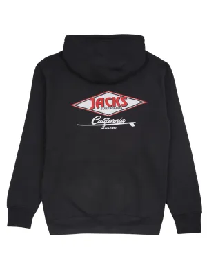 Cal Diamond Classic Pullover Hoodie - Charcoal