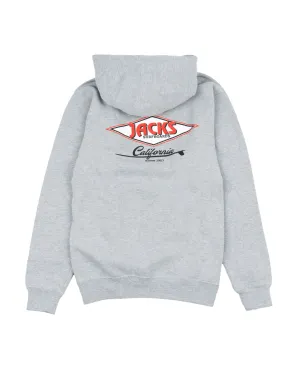 Cal Diamond Classic Pullover Hoodie - Heather Grey