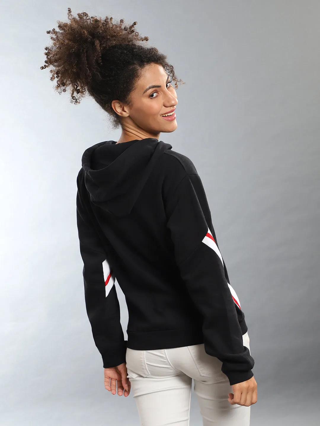 Campus Sutra Women Self Design Stylish Casual Sweatshirts