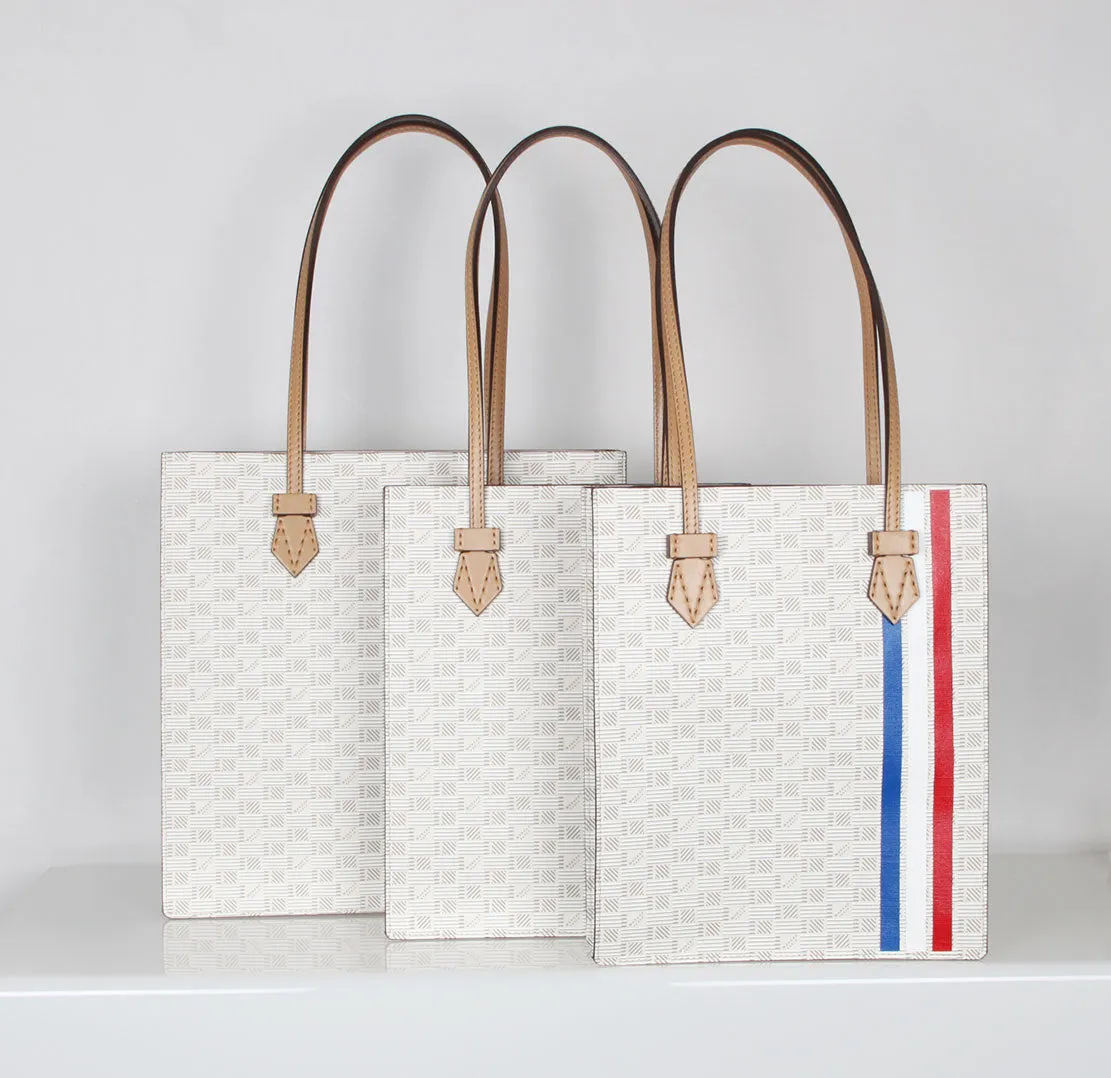 Cannes Vertical, Stripes, Milk Moreau Bags