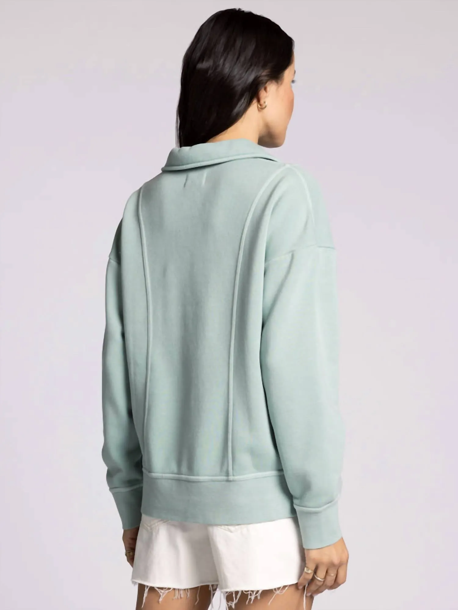 Capri Sweatshirt In Blue Surf