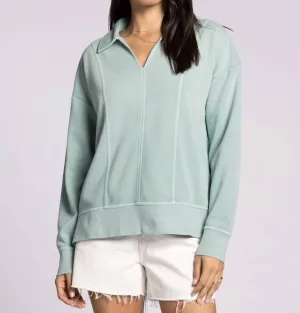 Capri Sweatshirt In Blue Surf