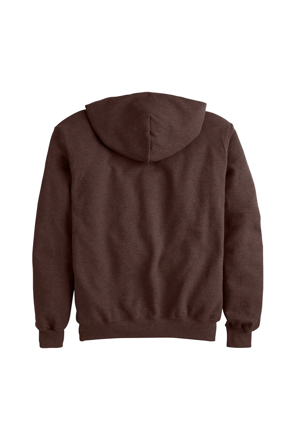 Champion Mens Double Dry Eco Moisture Wicking Fleece Hooded Sweatshirt Hoodie w/ Pouch Pocket - Chocolate Brown