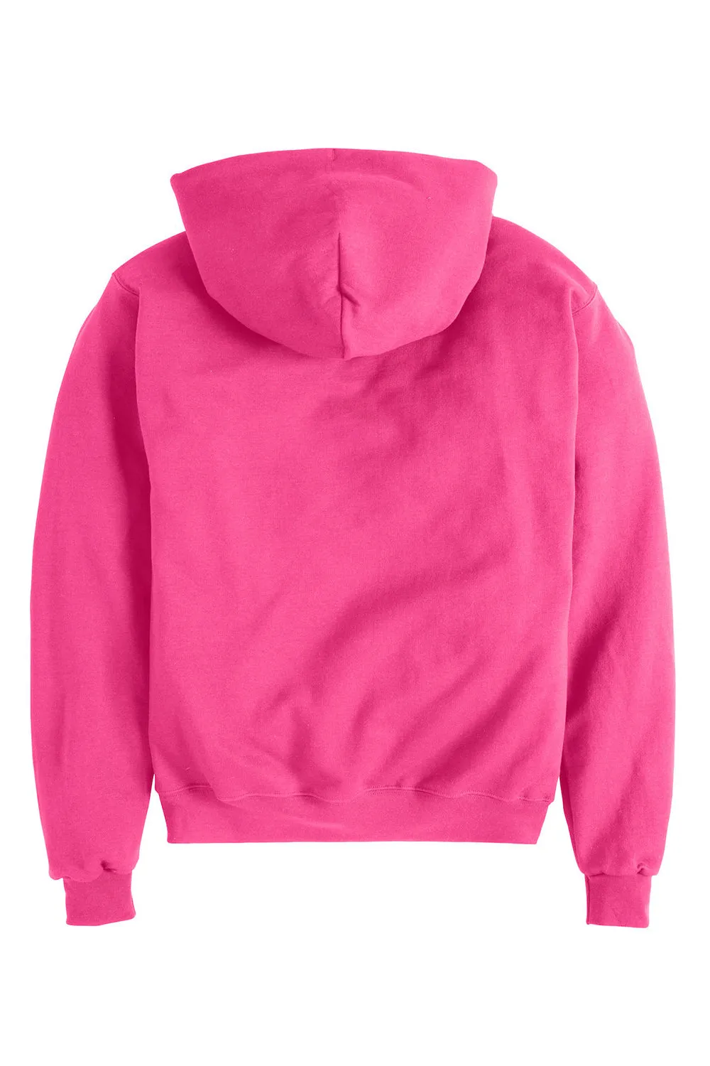 Champion Mens Double Dry Eco Moisture Wicking Fleece Hooded Sweatshirt Hoodie w/ Pouch Pocket - Wow Pink