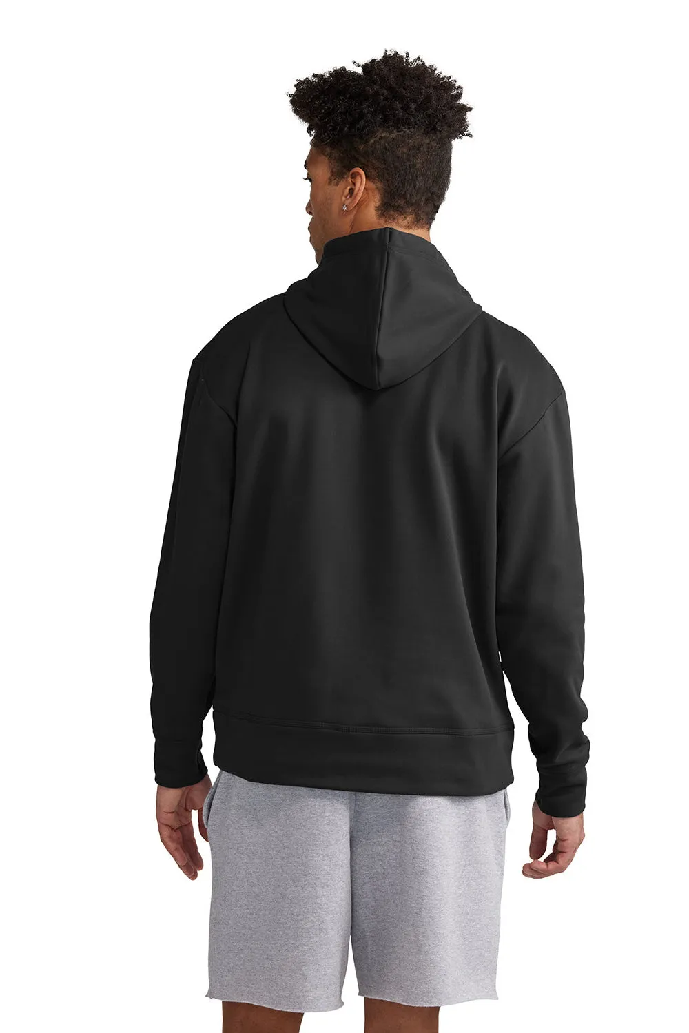 Champion Mens Sport Hooded Sweatshirt Hoodie w/ Pouch Pocket - Black