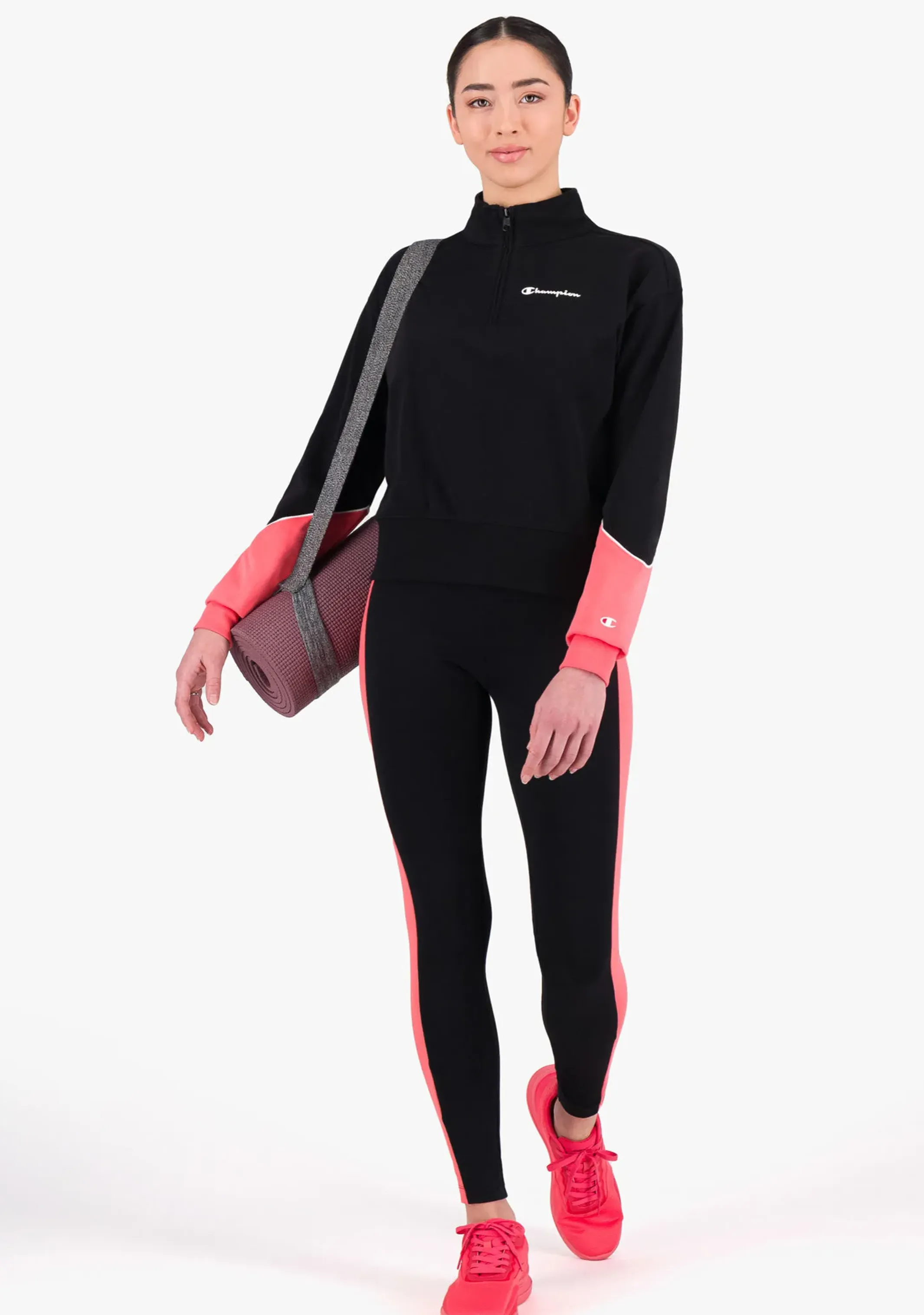 Champion Womens EU Rochester Neo Quarter Zip Pullover <br> CTE8A1