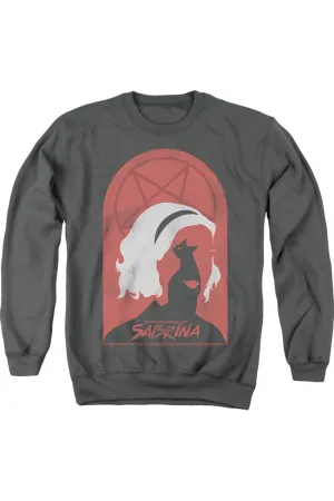 Chilling Adventures Of Sabrina Sabrina And Salem Adult Crewneck Sweatshirt