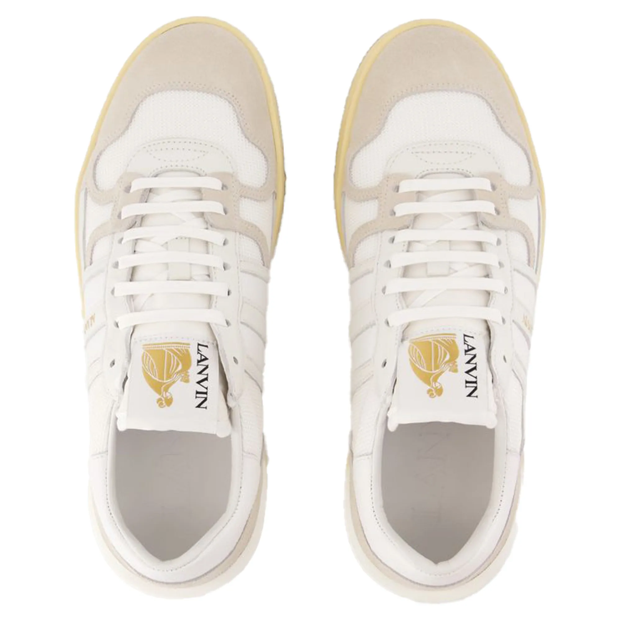 Clay Sneakers - Lanvin - Leather - White