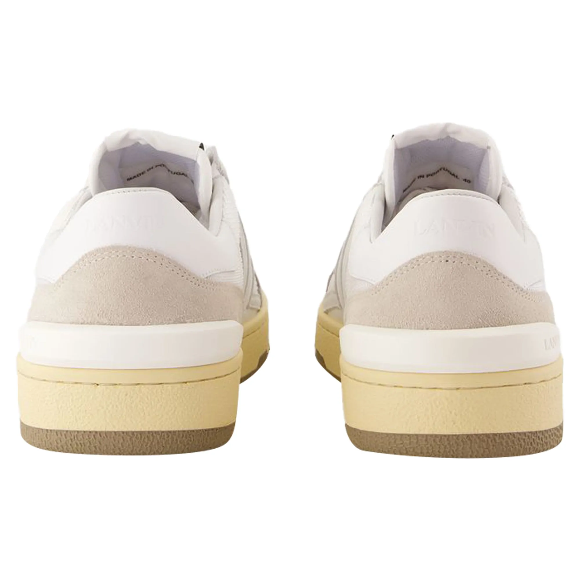 Clay Sneakers - Lanvin - Leather - White
