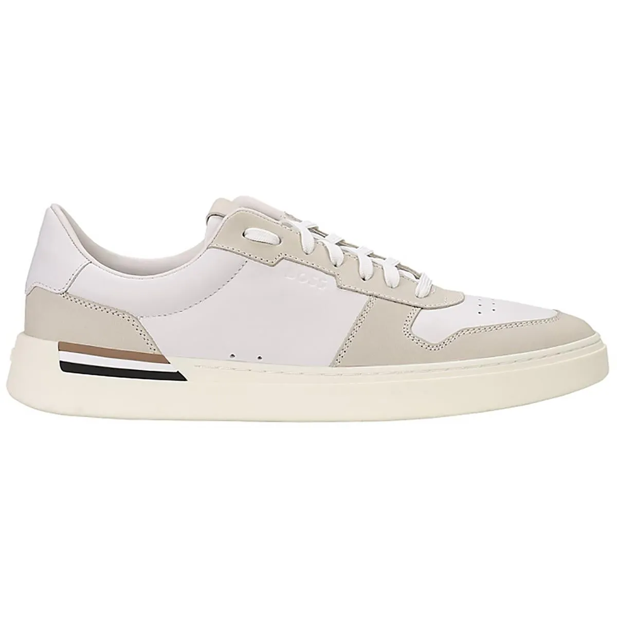 Clint Mens Solid Leather Casual And Fashion Sneakers