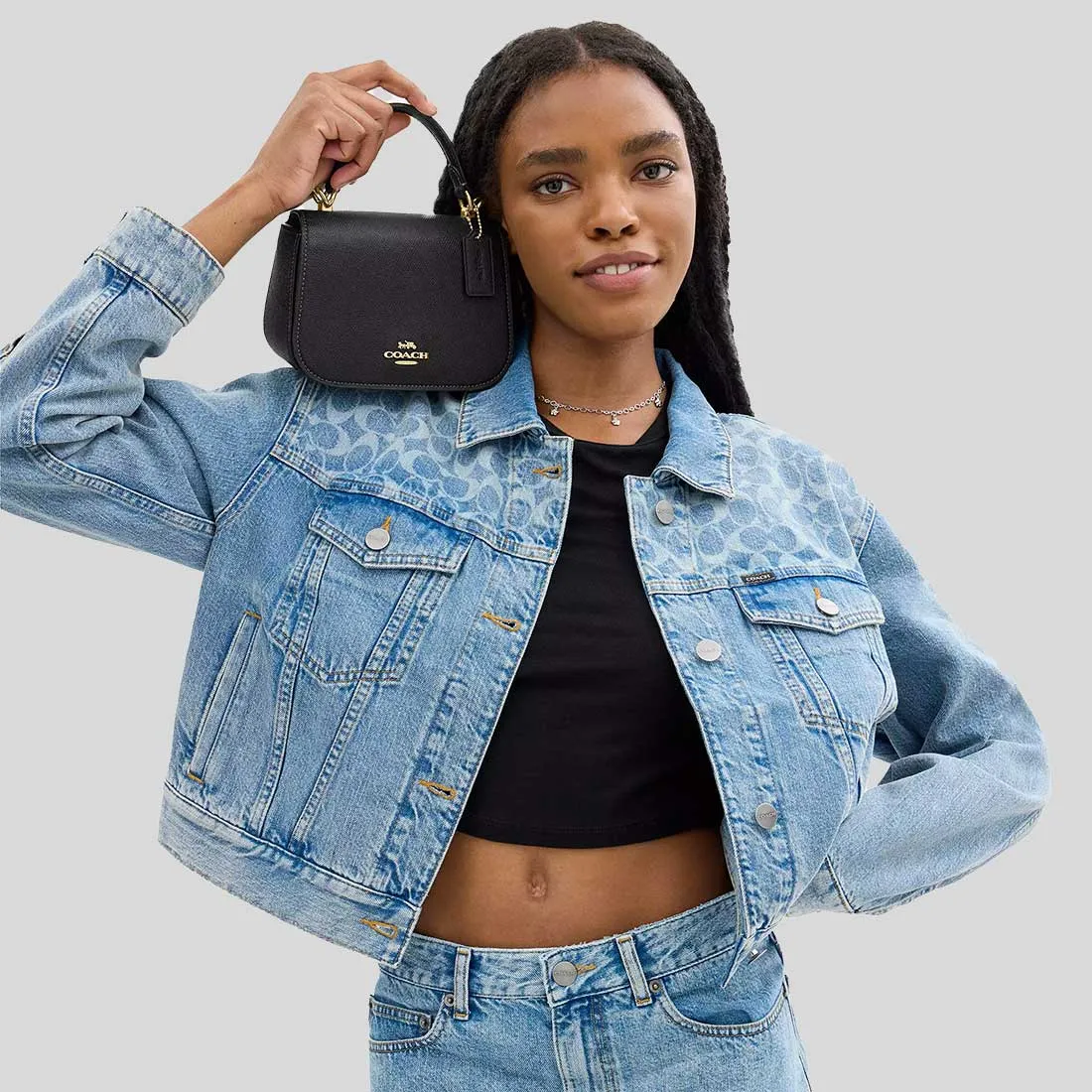 Coach Bags COACH Lysa Top Handle Bag Black CX575