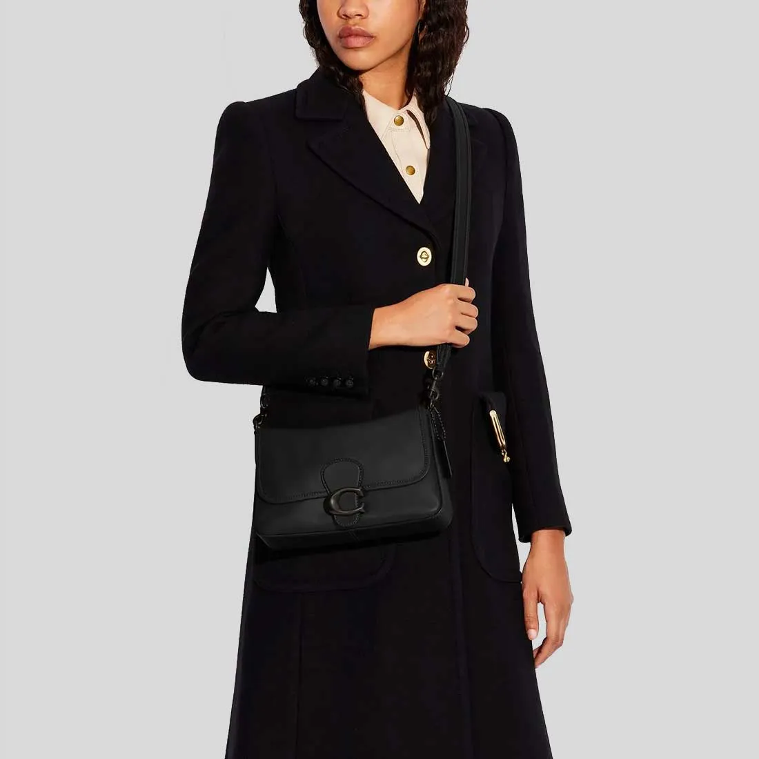 Coach Bags COACH Soft Tabby Shoulder Bag Black C4823