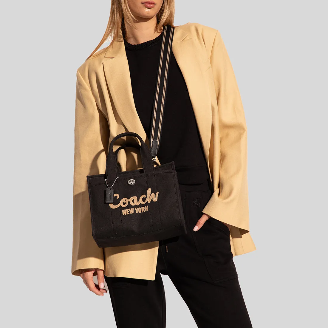 Coach Crossbody Bag COACH Cargo Tote 26 Black CP164