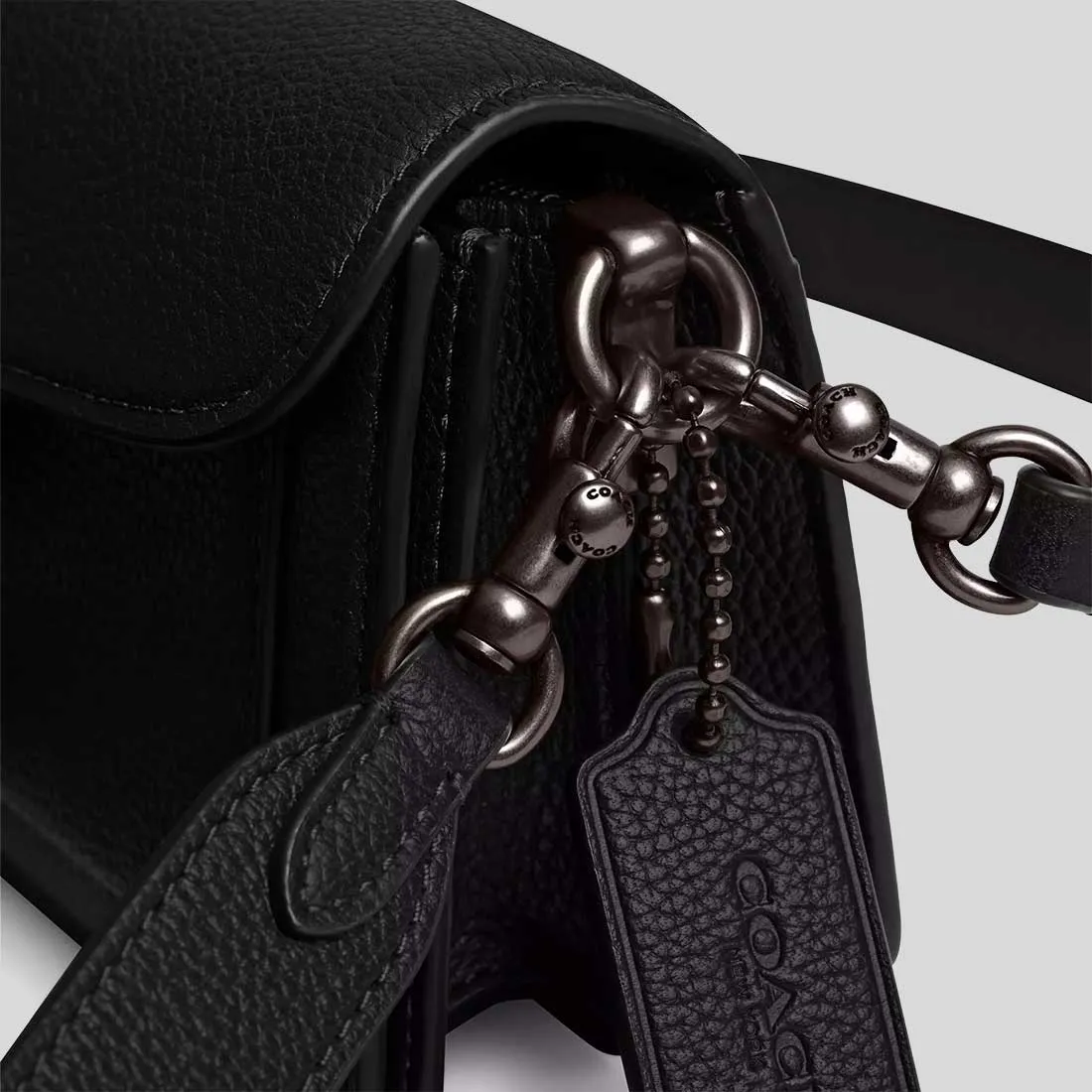 Coach Crossbody Bag COACH Tabby Shoulder Bag 20 Pewater/Black CY201