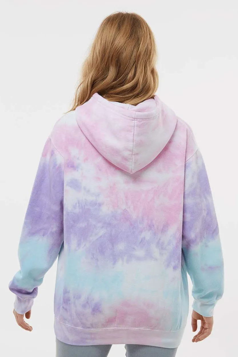 Colortone Mens Hooded Sweatshirt Hoodie w/ Pouch Pocket - Cotton Candy