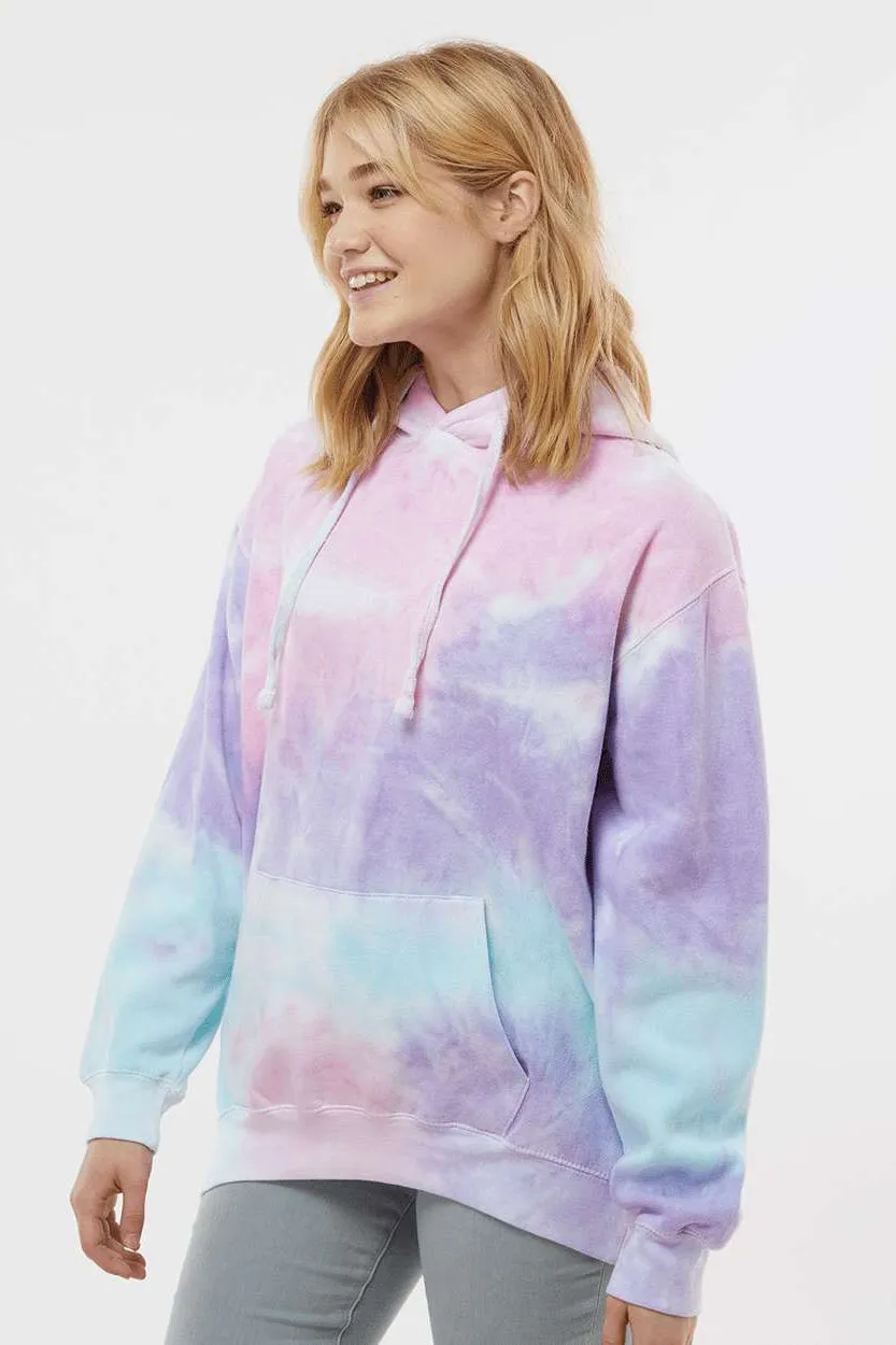Colortone Mens Hooded Sweatshirt Hoodie w/ Pouch Pocket - Cotton Candy