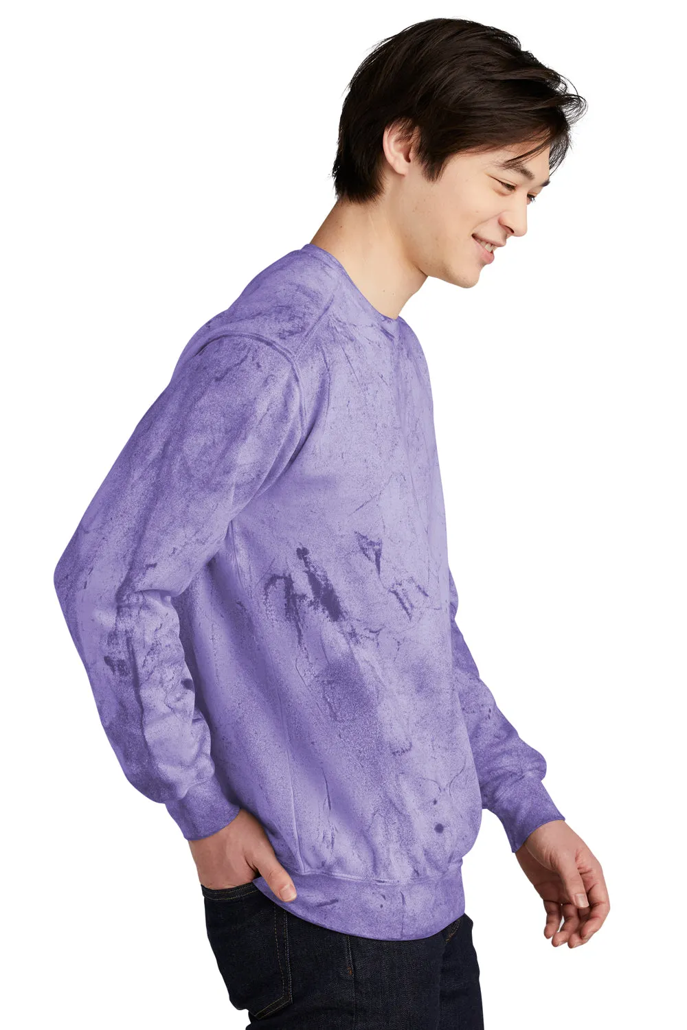 Comfort Colors Mens Color Blast Crewneck Sweatshirt - Amethyst Purple