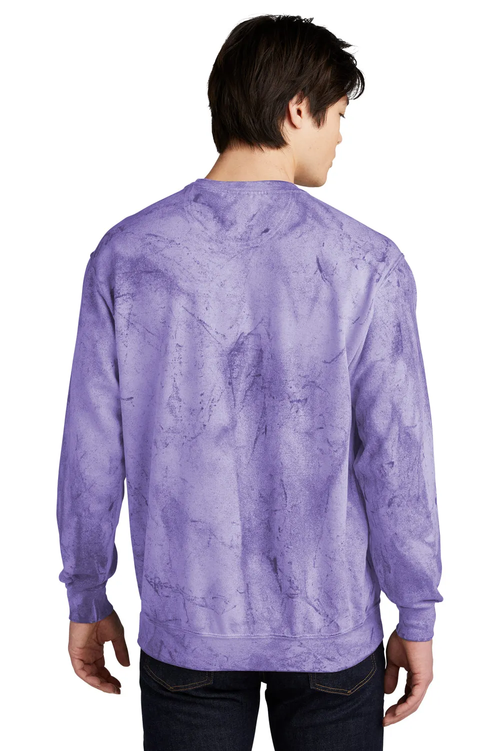 Comfort Colors Mens Color Blast Crewneck Sweatshirt - Amethyst Purple