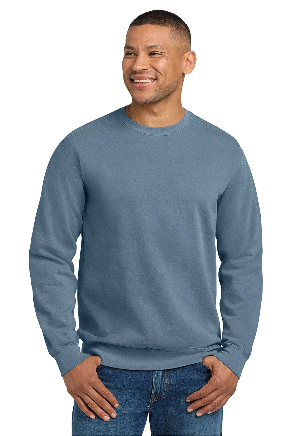 Comfort Colors Mens Crewneck Sweatshirt - Blue Jean