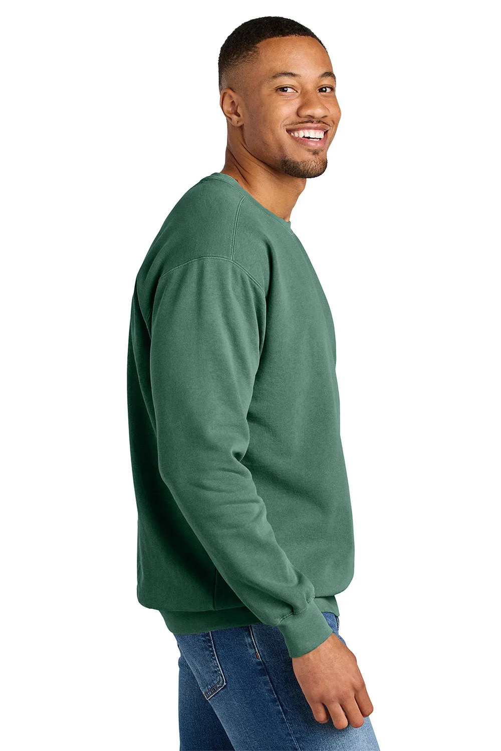 Comfort Colors Mens Crewneck Sweatshirt - Light Green