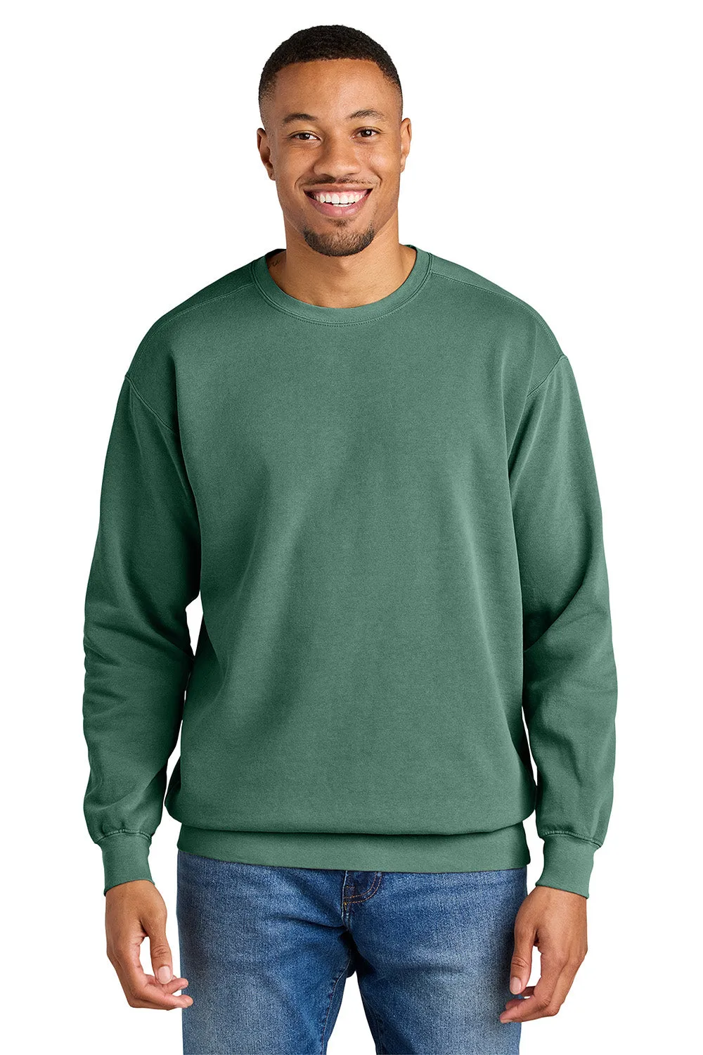 Comfort Colors Mens Crewneck Sweatshirt - Light Green