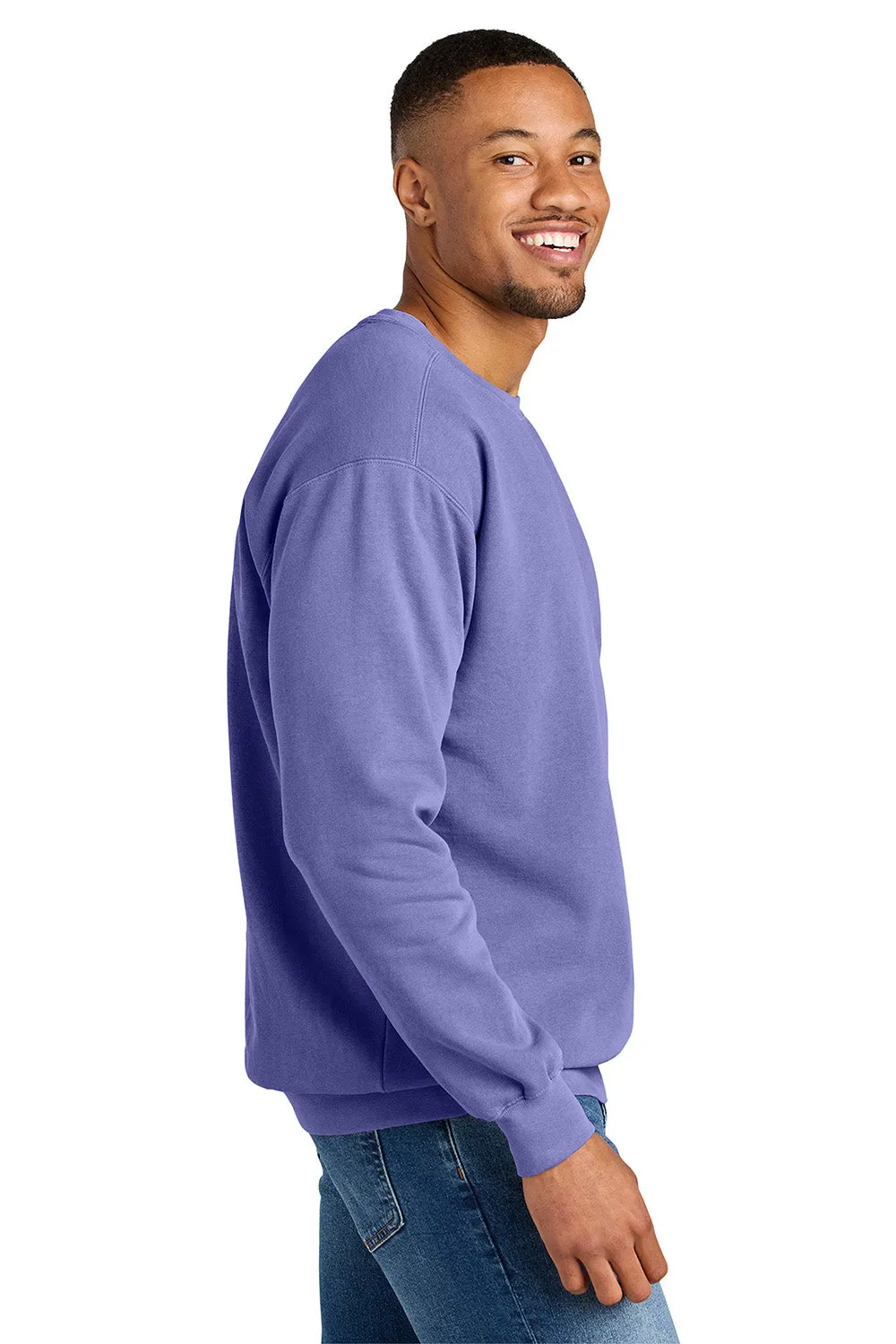 Comfort Colors Mens Crewneck Sweatshirt - Violet Purple
