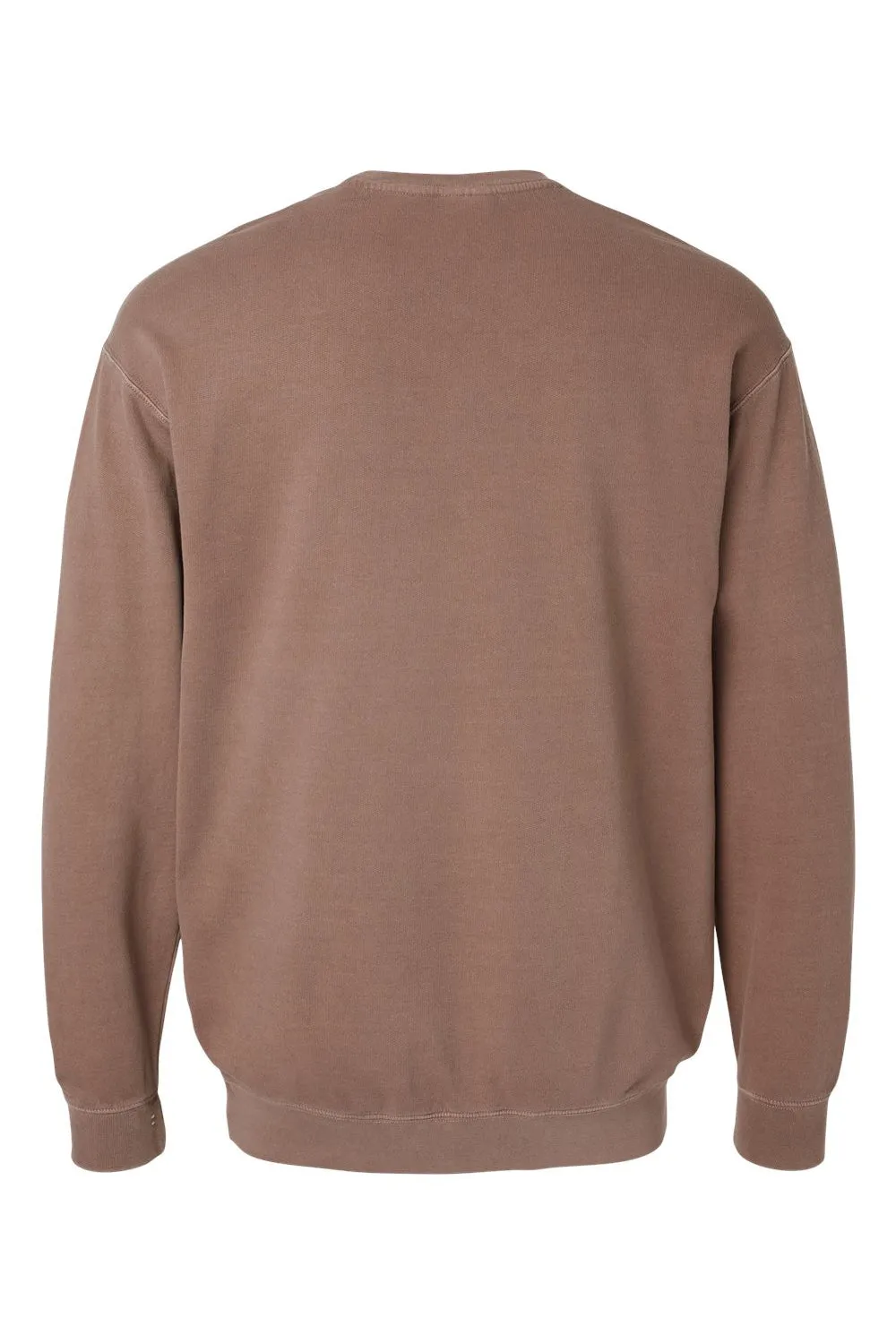 Comfort Colors Mens Garment Dyed Fleece Crewneck Sweatshirt - Espresso Brown