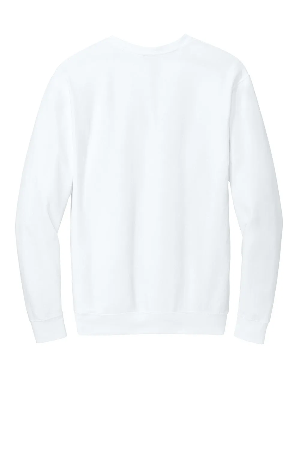 Comfort Colors Mens Garment Dyed Fleece Crewneck Sweatshirt - White