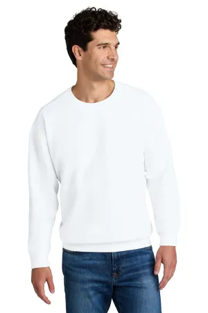 Comfort Colors Mens Garment Dyed Fleece Crewneck Sweatshirt - White