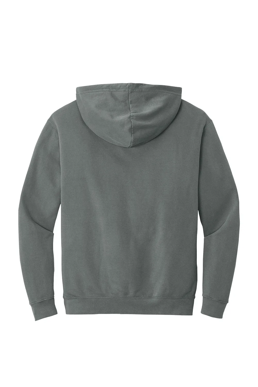 Comfort Colors Mens Garment Dyed Fleece Hooded Sweatshirt Hoodie - Grey