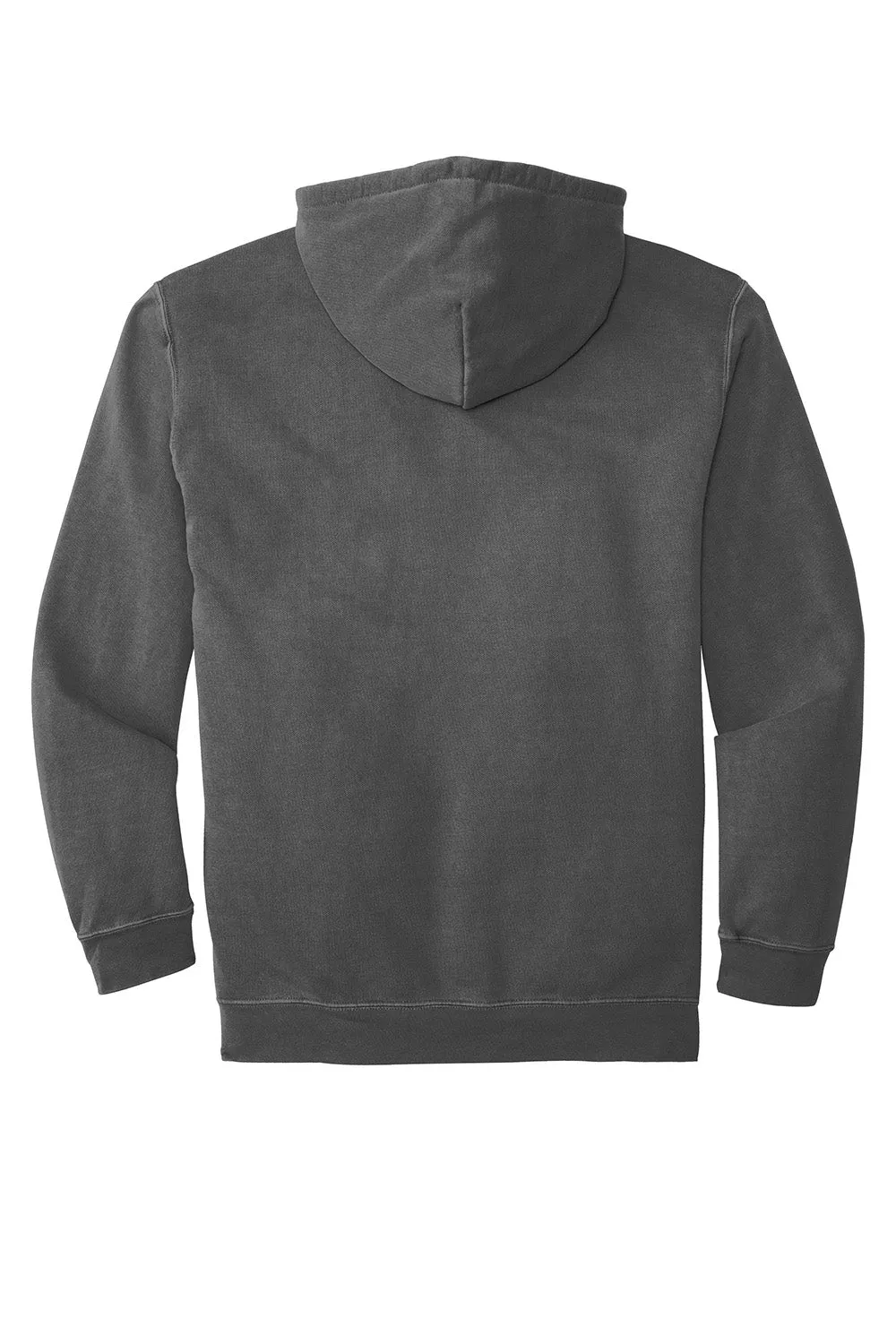 Comfort Colors Mens Hooded Sweatshirt Hoodie w/ Pouch Pocket - Pepper Grey