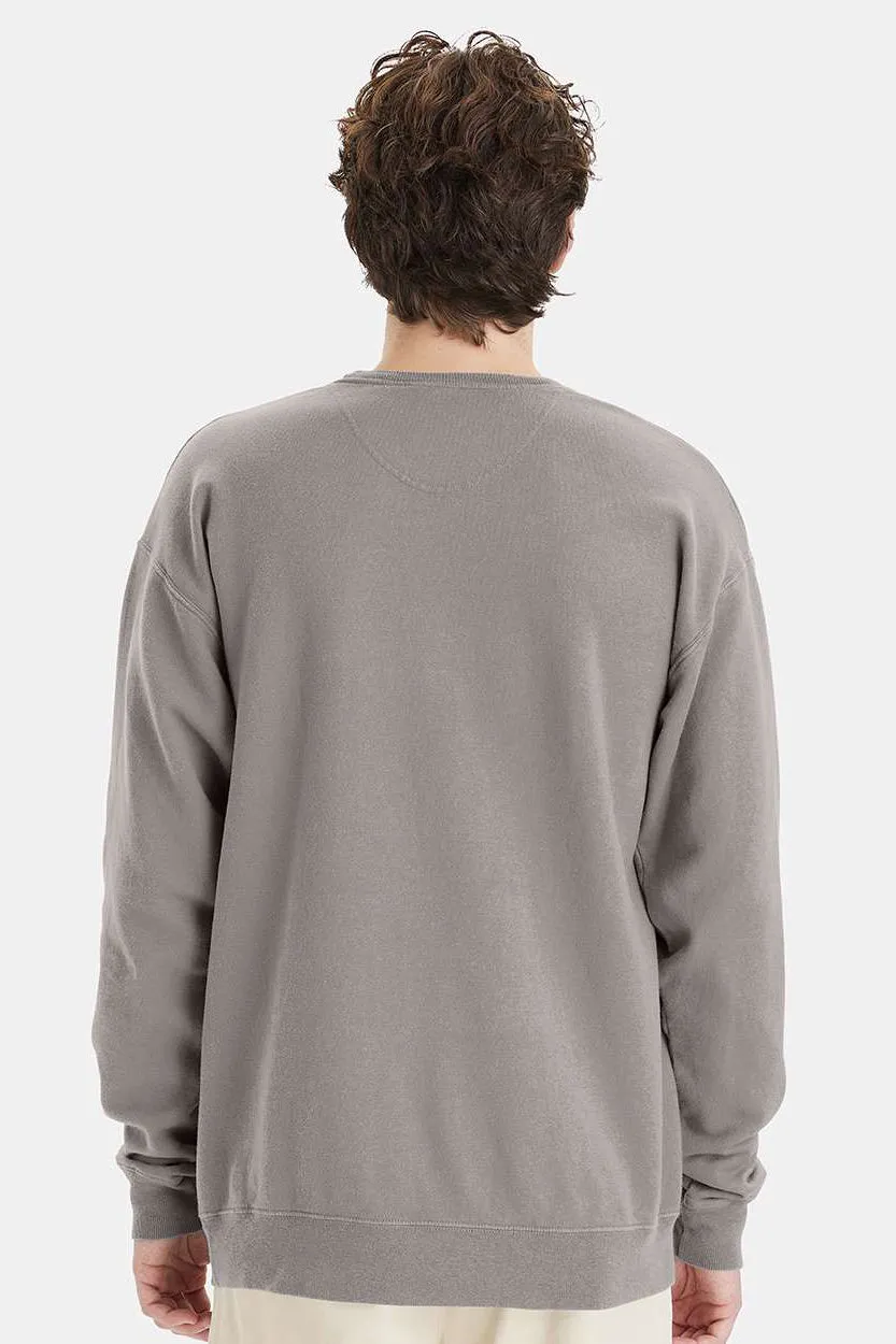 ComfortWash By Hanes Mens Crewneck Sweatshirt - Concrete Grey