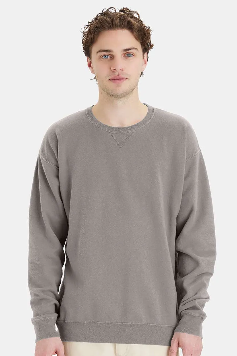 ComfortWash By Hanes Mens Crewneck Sweatshirt - Concrete Grey