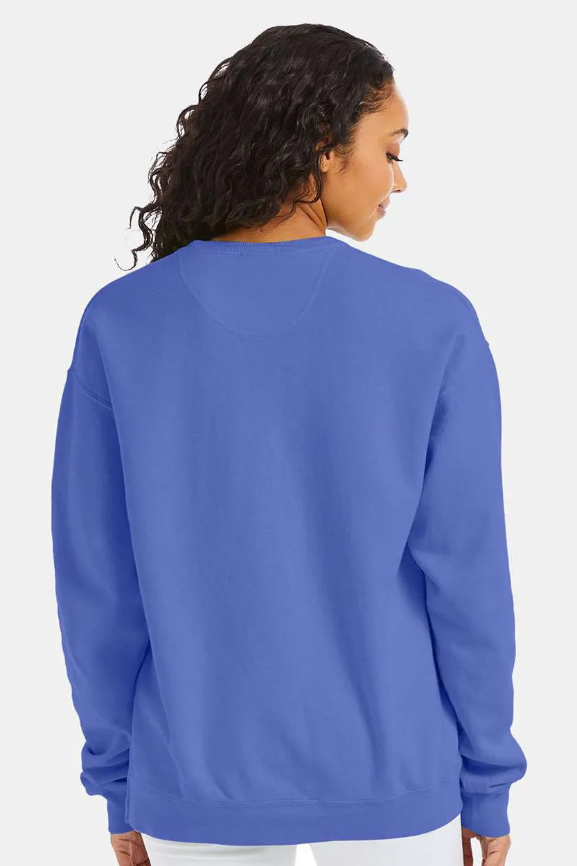ComfortWash By Hanes Mens Crewneck Sweatshirt - Deep Forte Purple