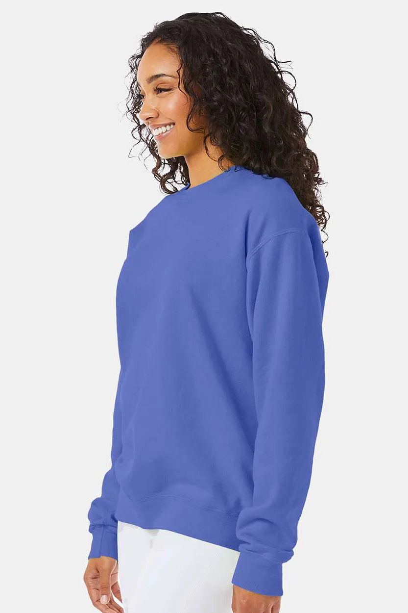 ComfortWash By Hanes Mens Crewneck Sweatshirt - Deep Forte Purple