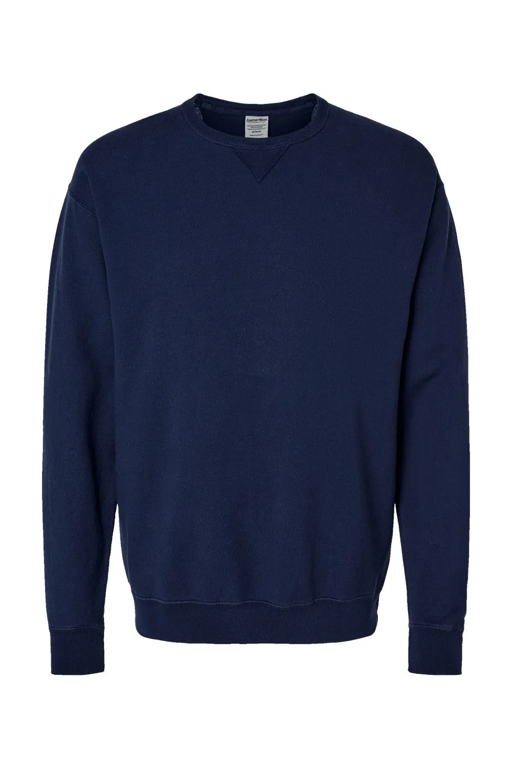 ComfortWash By Hanes Mens Crewneck Sweatshirt - Navy Blue