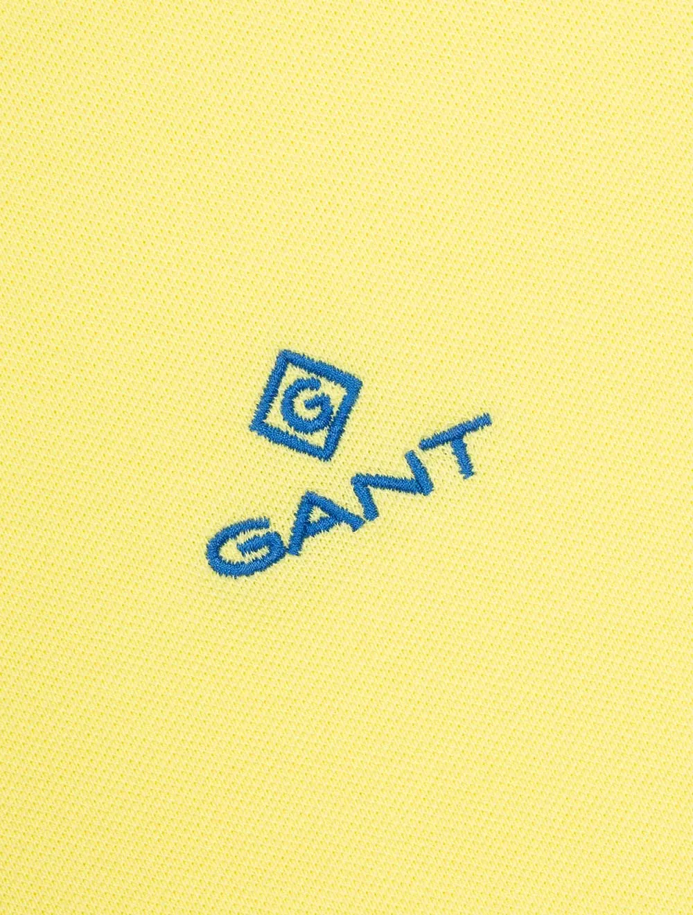 Contrast Collar Piqu�� Polo Shirt Clear Yellow