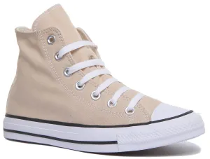 Converse 168575C CT All Star Hi Trainer In Beige For Unisex Shoes Converse