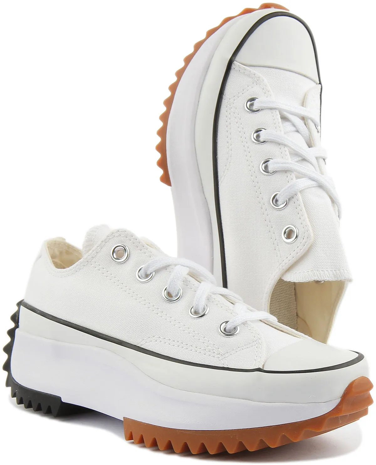 Converse 168817 Run Star Hike Trainers In White Shoes Converse